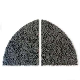 Hark 122 Eco fijnstoffilter van keramisch materiaal. Koraalachtige platen om de fijnstofuitstoot te verminderen.